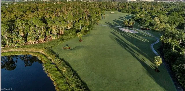 a view of a lake with outdoor space