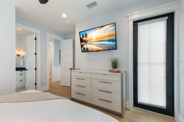 a view of a balcony with couch