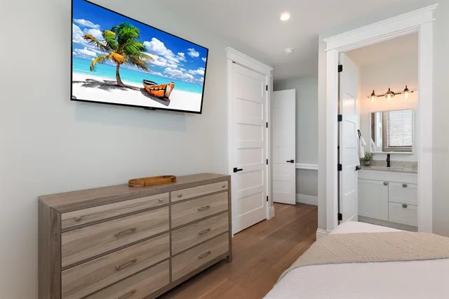 a view of a city with tall buildings