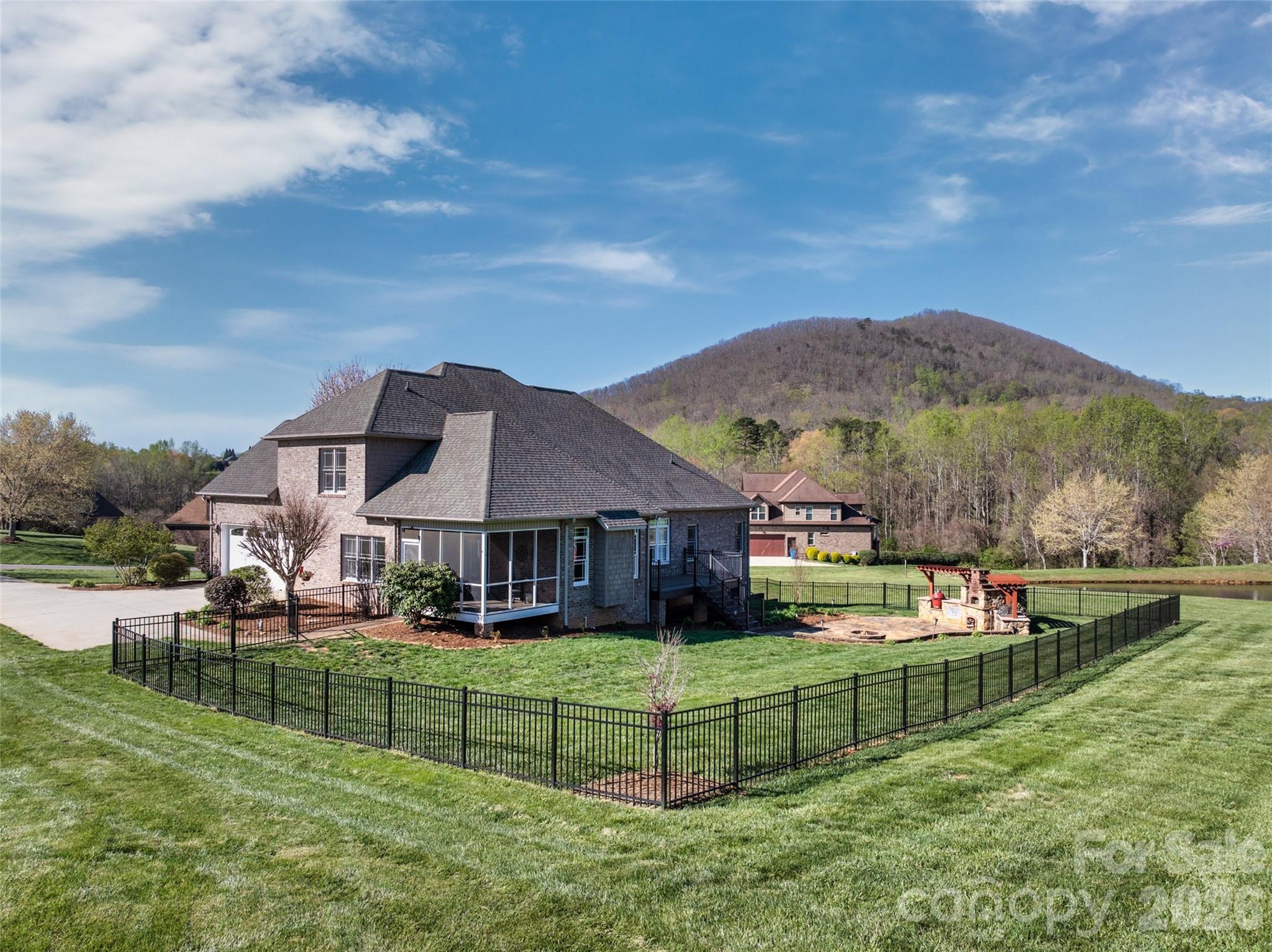 5873 Bakers Point Hickory, NC 28602 - Photo 40 of 48 an aerial view of a house