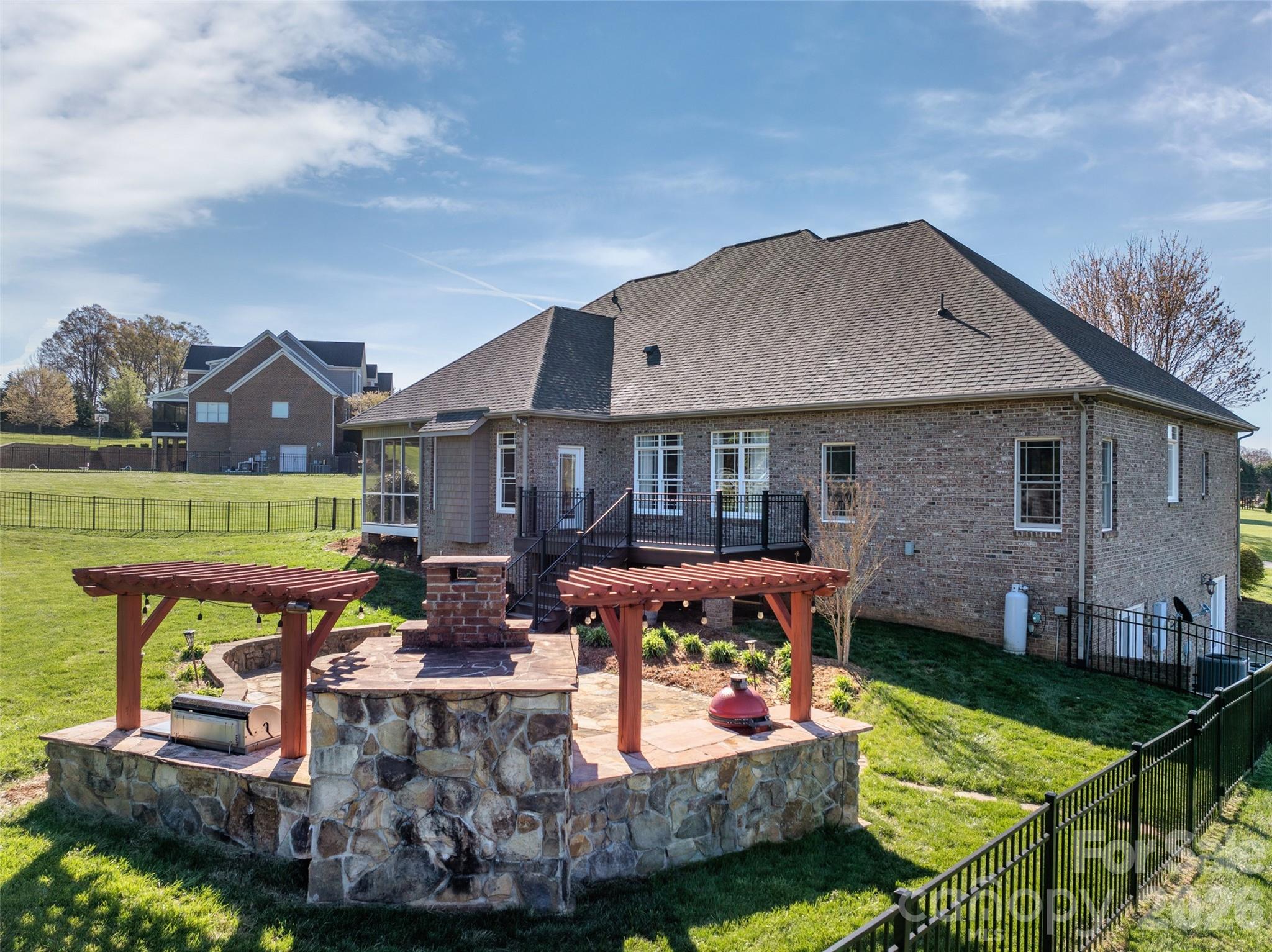 5873 Bakers Point Hickory, NC 28602 - Photo 42 of 48 a front view of a house with garden