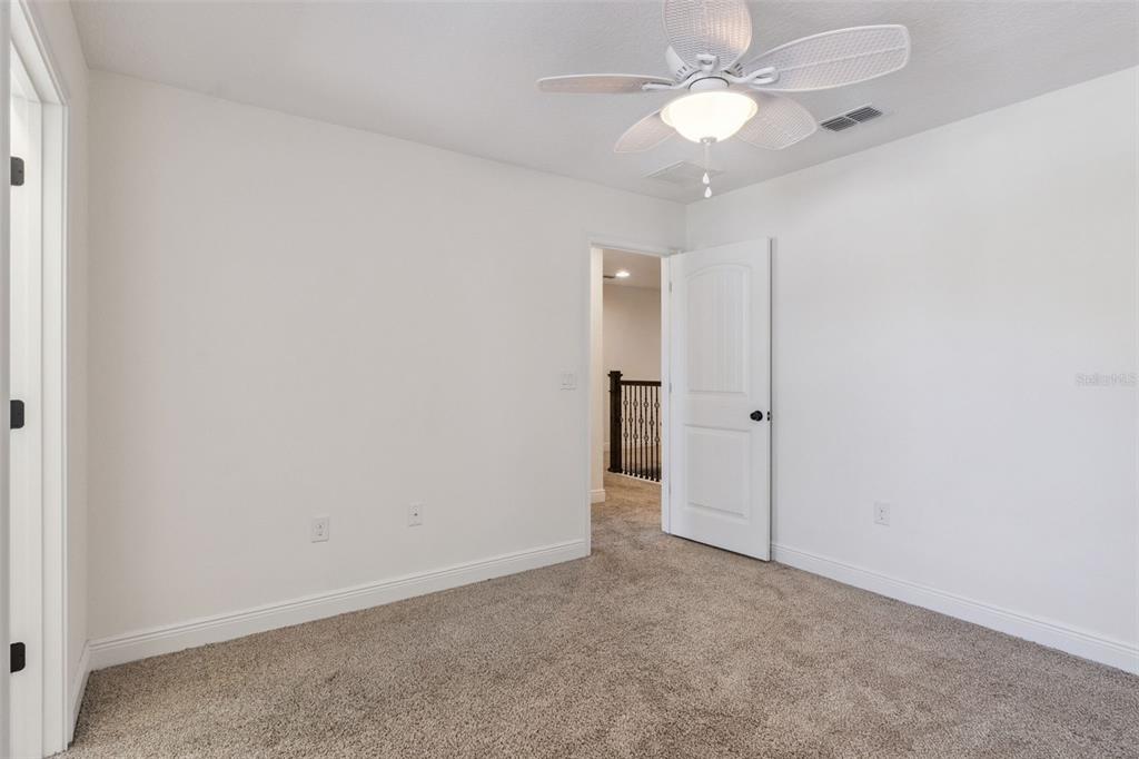 9009 Palm Key Avenue Oldsmar, FL 34677 - Photo 28 of 43 an empty room with closet and a chandelier fan