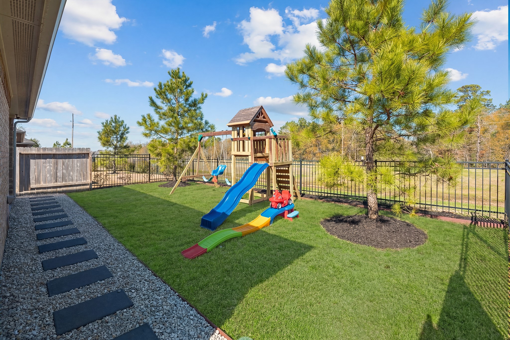 9221 Inland Leather Lane Conroe, TX 77385 - Photo 44 of 47 a view of outdoor space yard and entertaining space