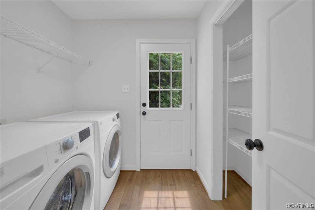 2020 Lone Ridge Drive Powhatan, VA 23139 - Photo 16 of 48 a view of storage and utility room with a washer and dryer