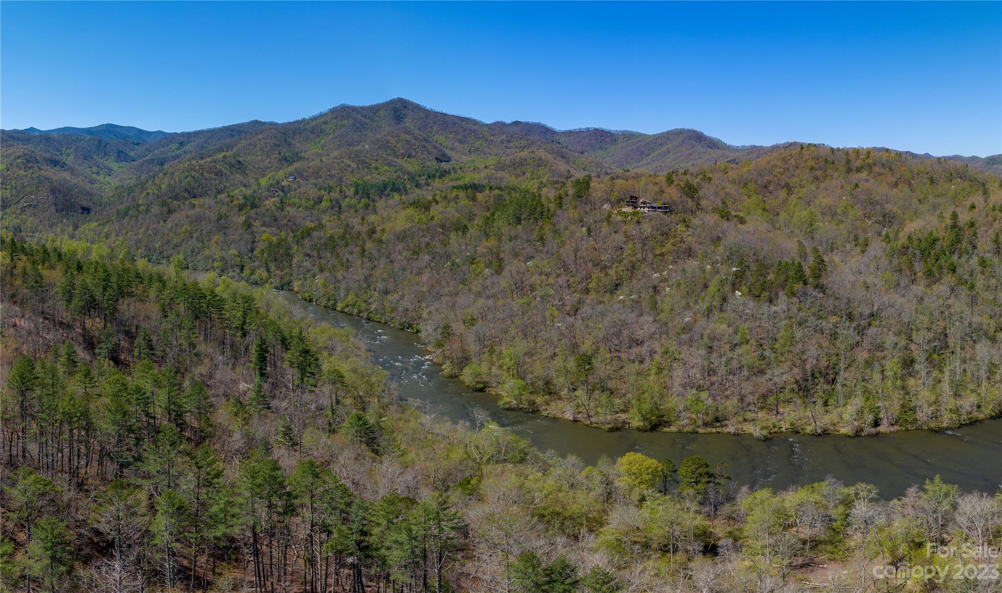 5013 Needmore Road Bryson City, NC 28713 - Photo 47 of 48 a view of a lake with mountains in the background