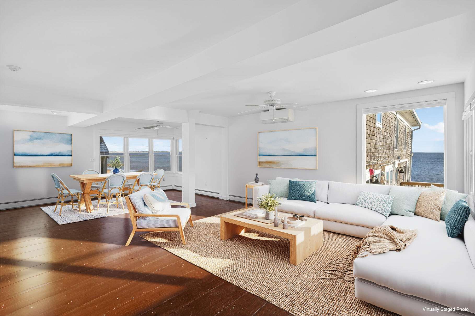 539 Commercial Street, Unit 3 Provincetown, MA 02657 - Photo 1 of 29 a living room with furniture and a large window