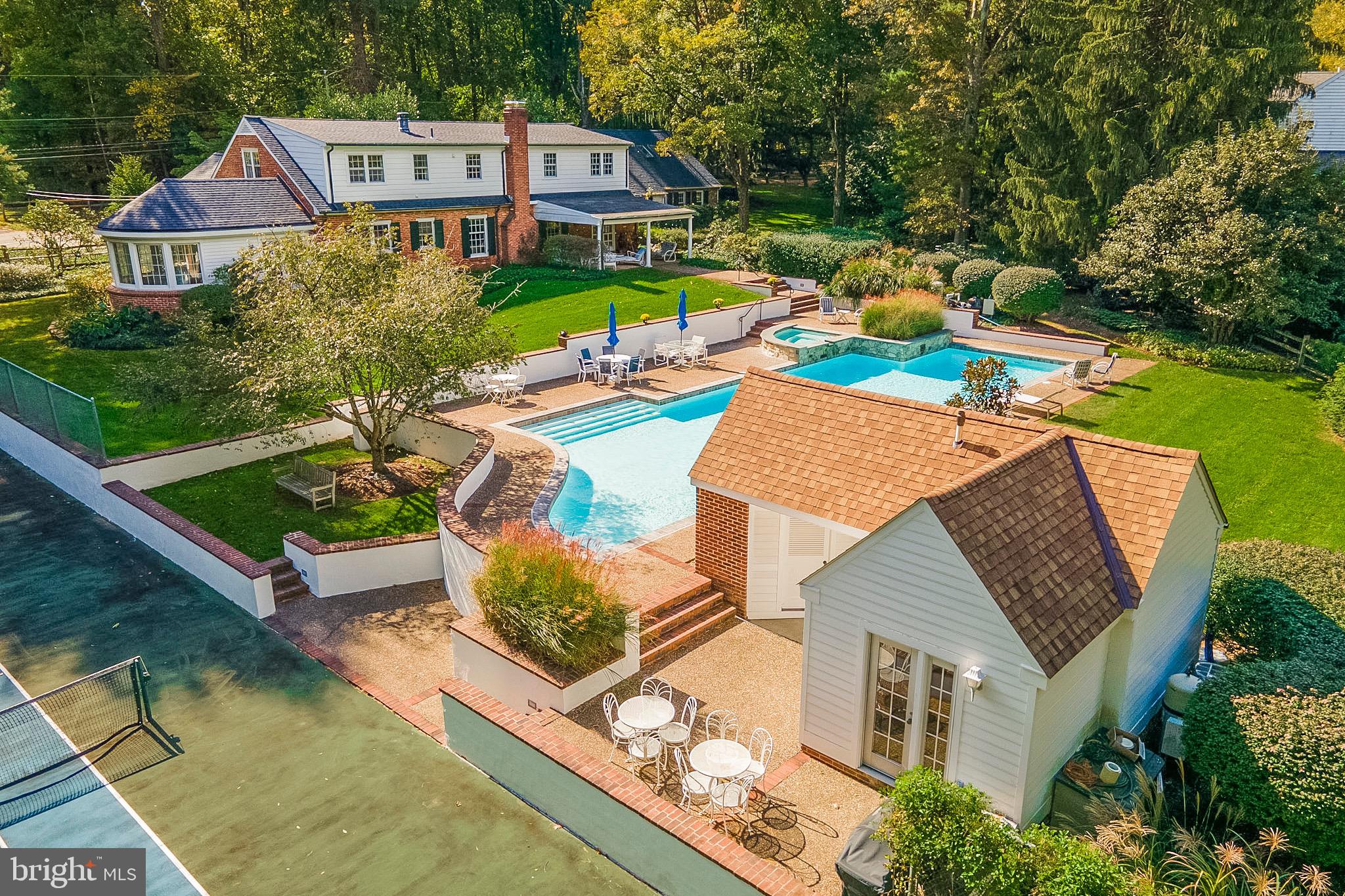 5 Morris Road Ambler, PA 19002 - Photo 4 of 46 Backyard Aerial View