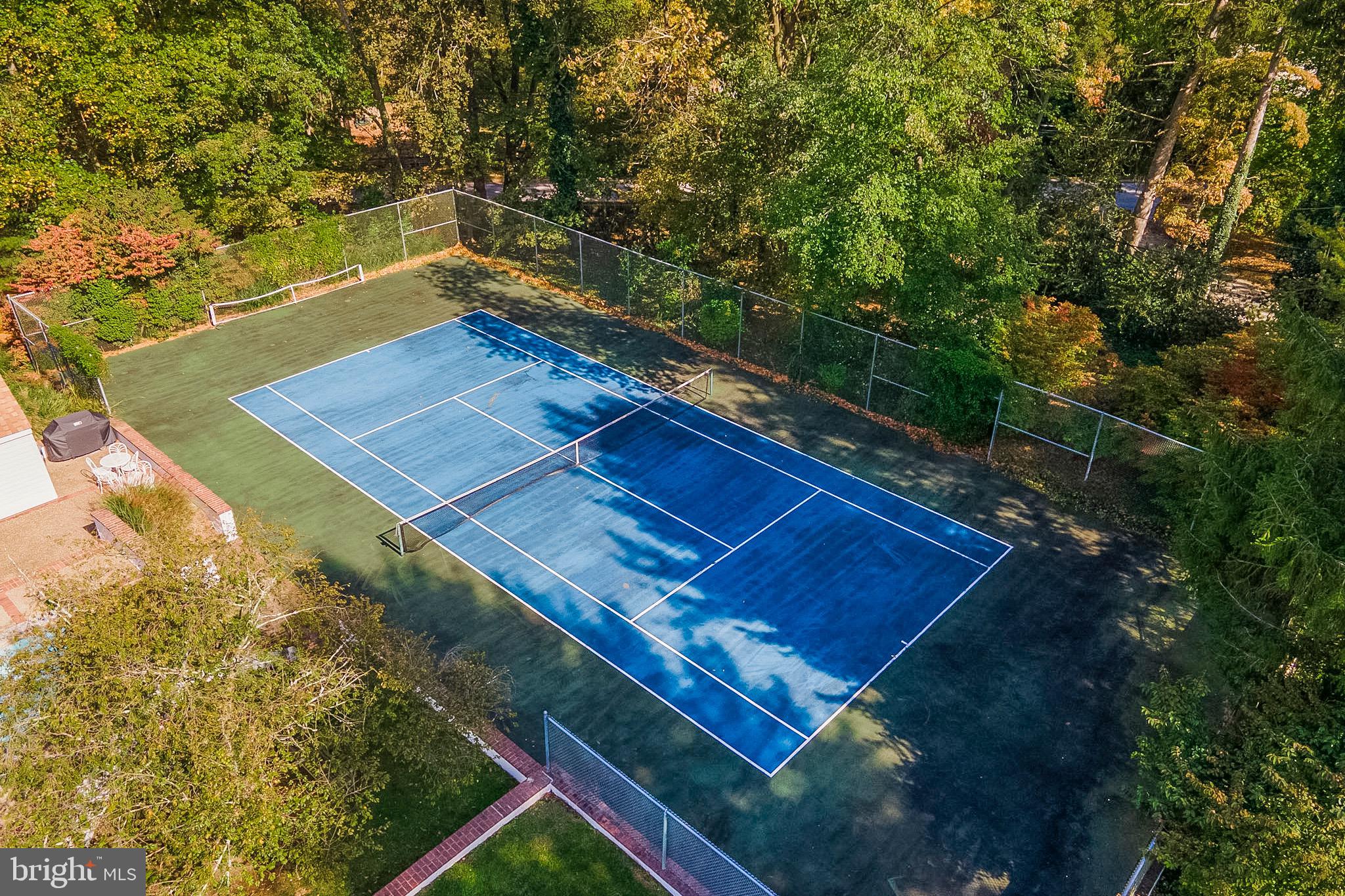 5 Morris Road Ambler, PA 19002 - Photo 46 of 46 Aerial of Tennis Courts