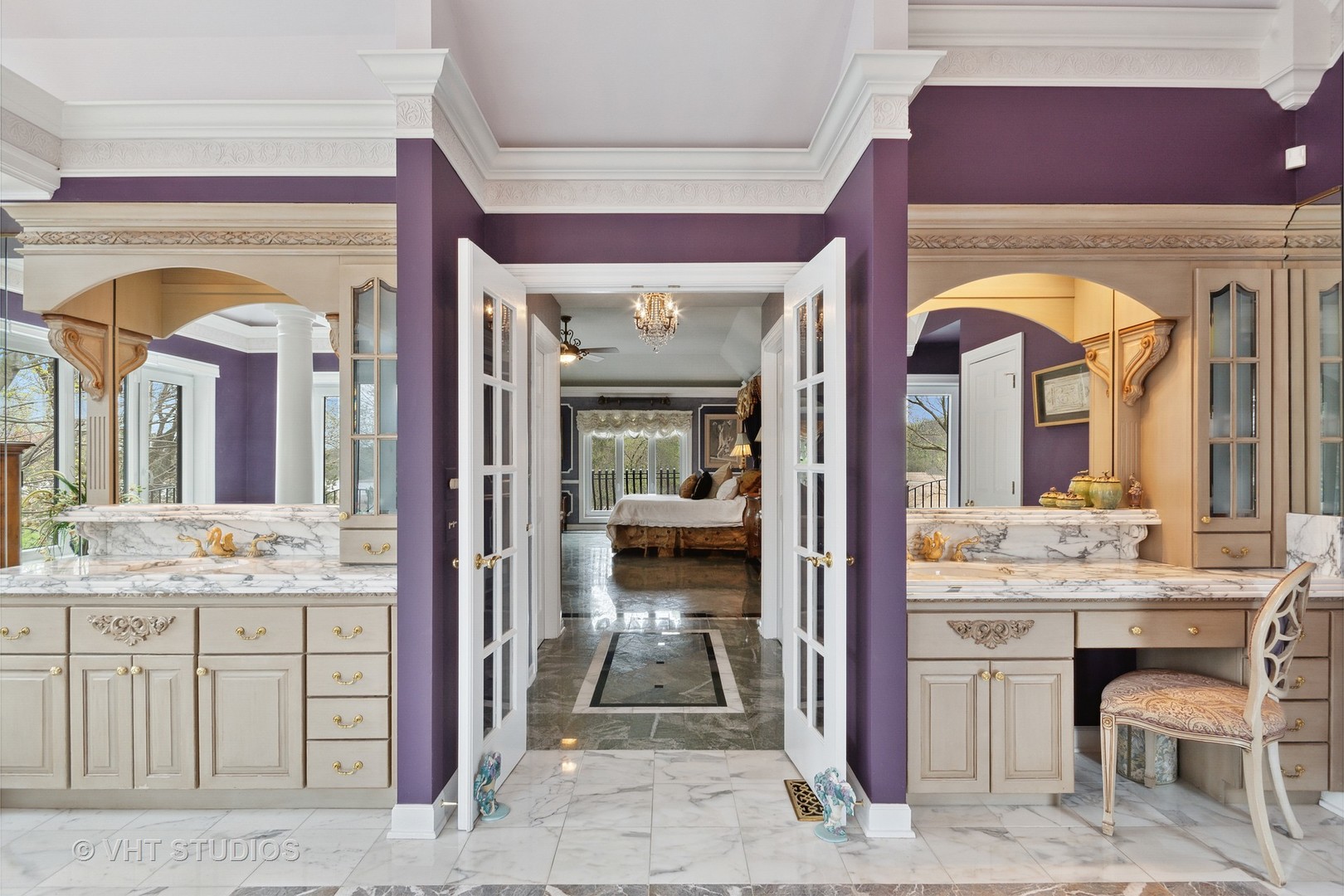 211 Otis Road Barrington Hills, IL 60010 - Photo 32 of 68 a view of living room with granite countertop furniture and a fireplace