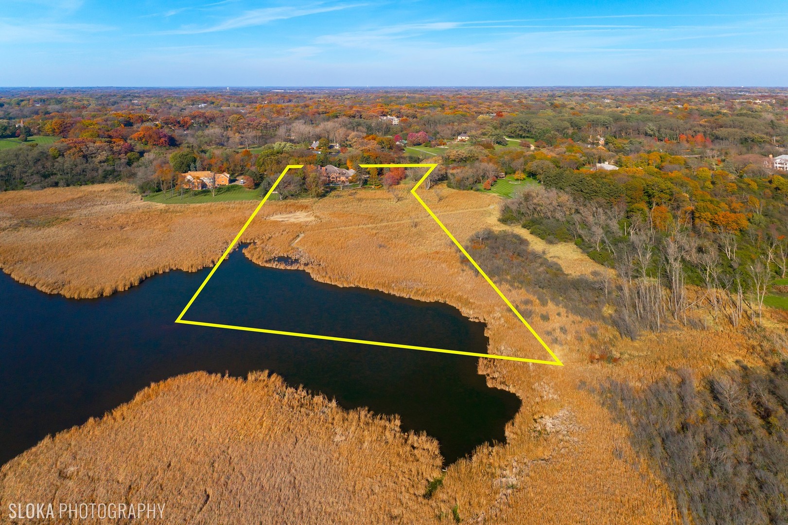211 Otis Road Barrington Hills, IL 60010 - Photo 64 of 68 an aerial view of residential houses with outdoor space