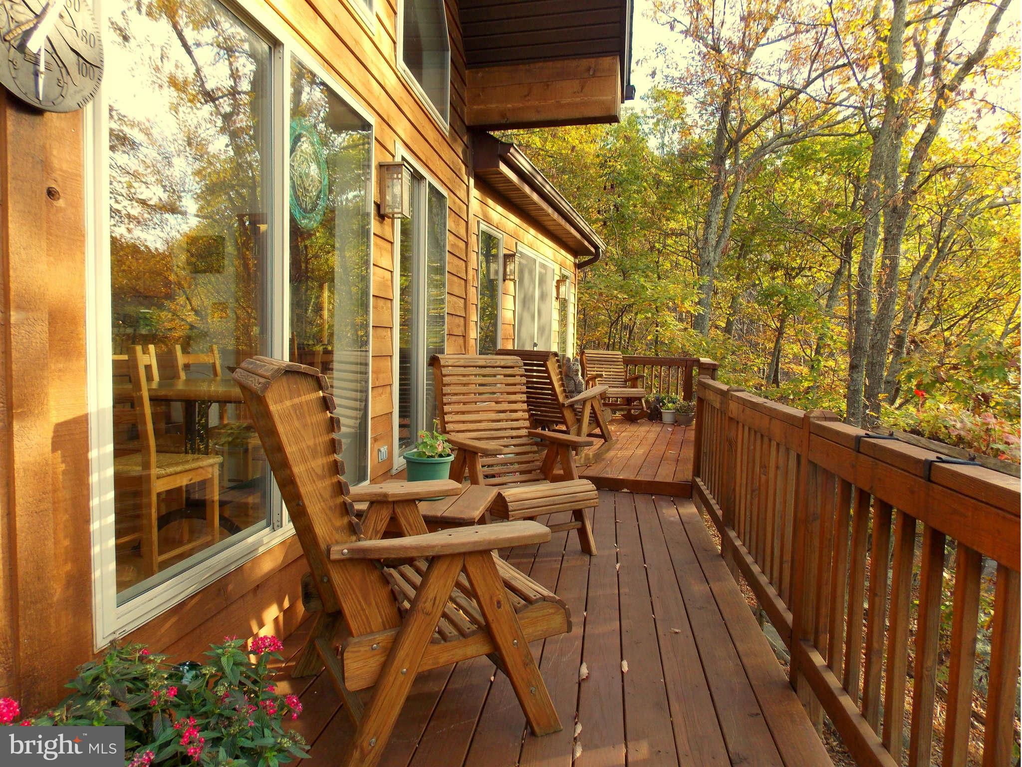 169 Boulder Road Front Royal, VA 22630 - Photo 2 of 30 Front Deck with Views of the Valley & Mountainside