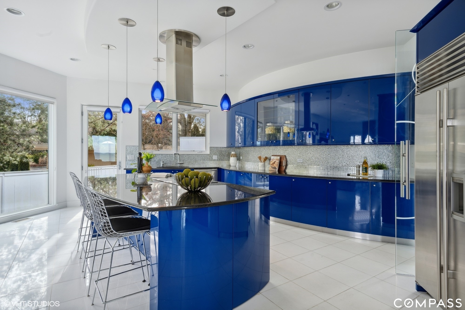 25 Aspen Lane Glencoe, IL 60022 - Photo 16 of 47 a kitchen with granite countertop a sink and cabinets