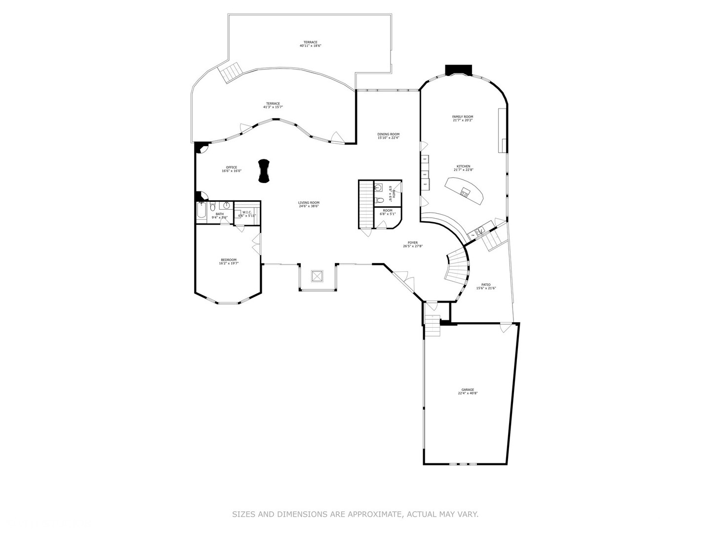 25 Aspen Lane Glencoe, IL 60022 - Photo 45 of 47 a picture of a bathroom with a sink