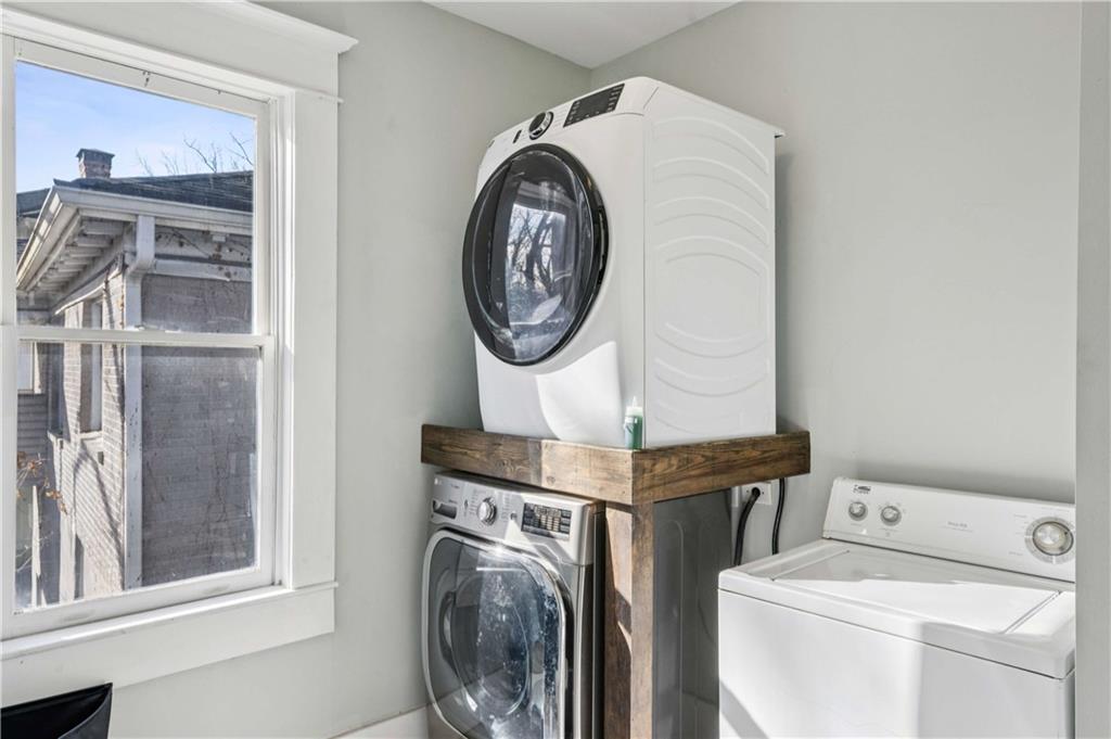 528 Holderness Street Southwest Atlanta, GA 30310 - Photo 15 of 42 a view of storage and utility room with washer and dryer