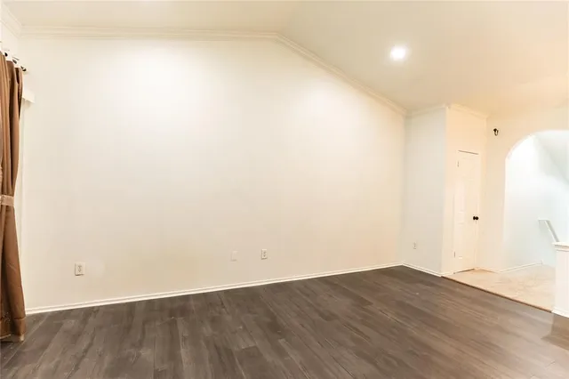 a view of an empty room