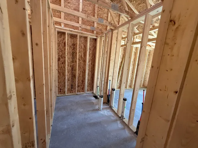 a view of a backyard of the house