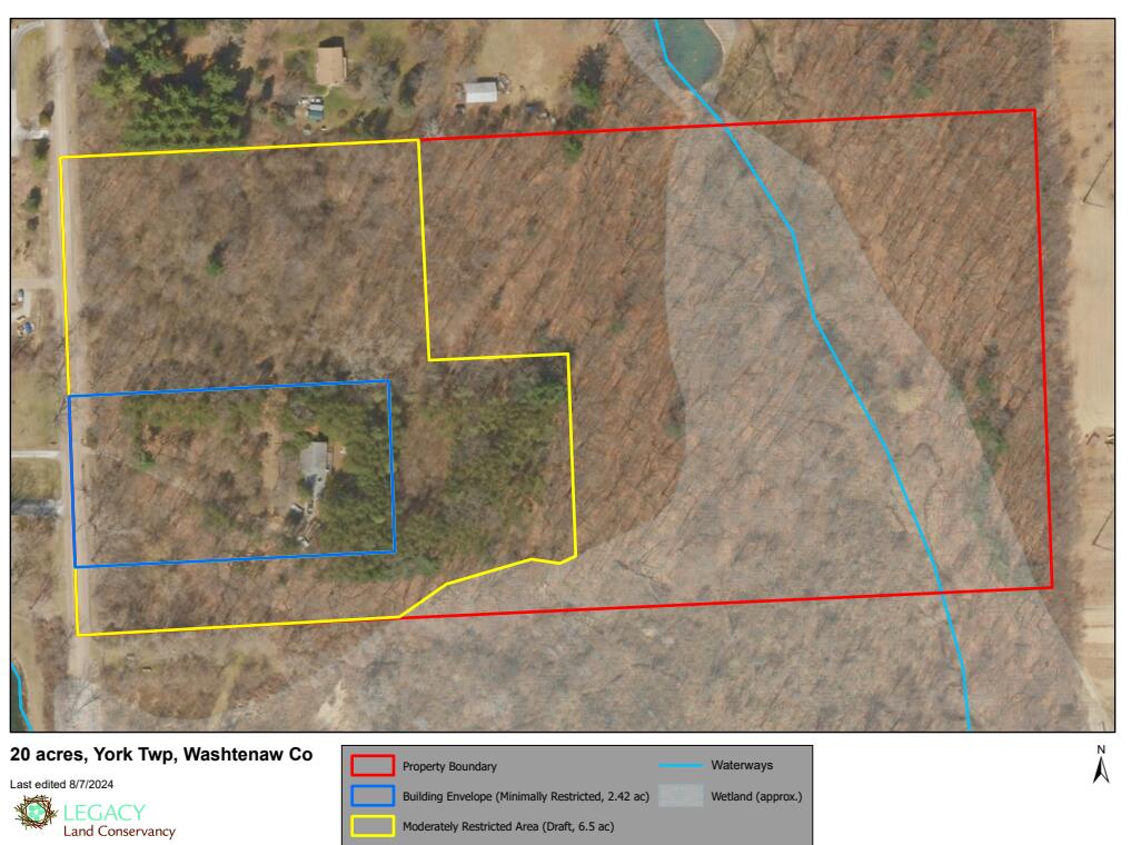 8841 Crane Road Milan, MI 48160 - Photo 2 of 33 Conservancy Boundries
