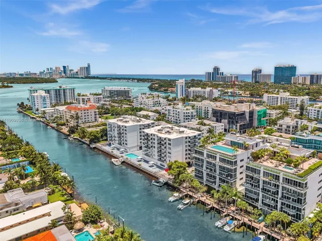 a view of a city with tall buildings