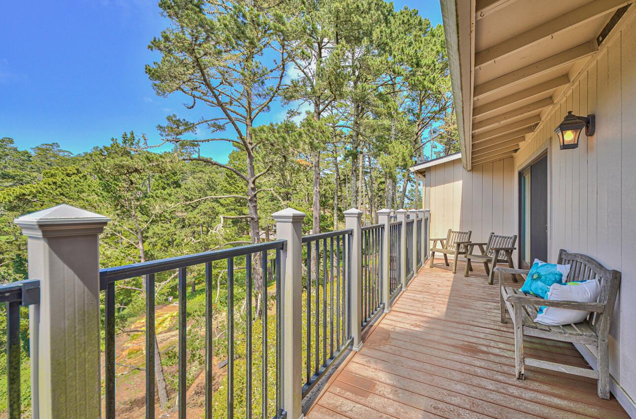 250 Forest Ridge Road, Unit 64 Monterey, CA 93940 - Photo 8 of 35 a view of a balcony with mountain view and wooden floor