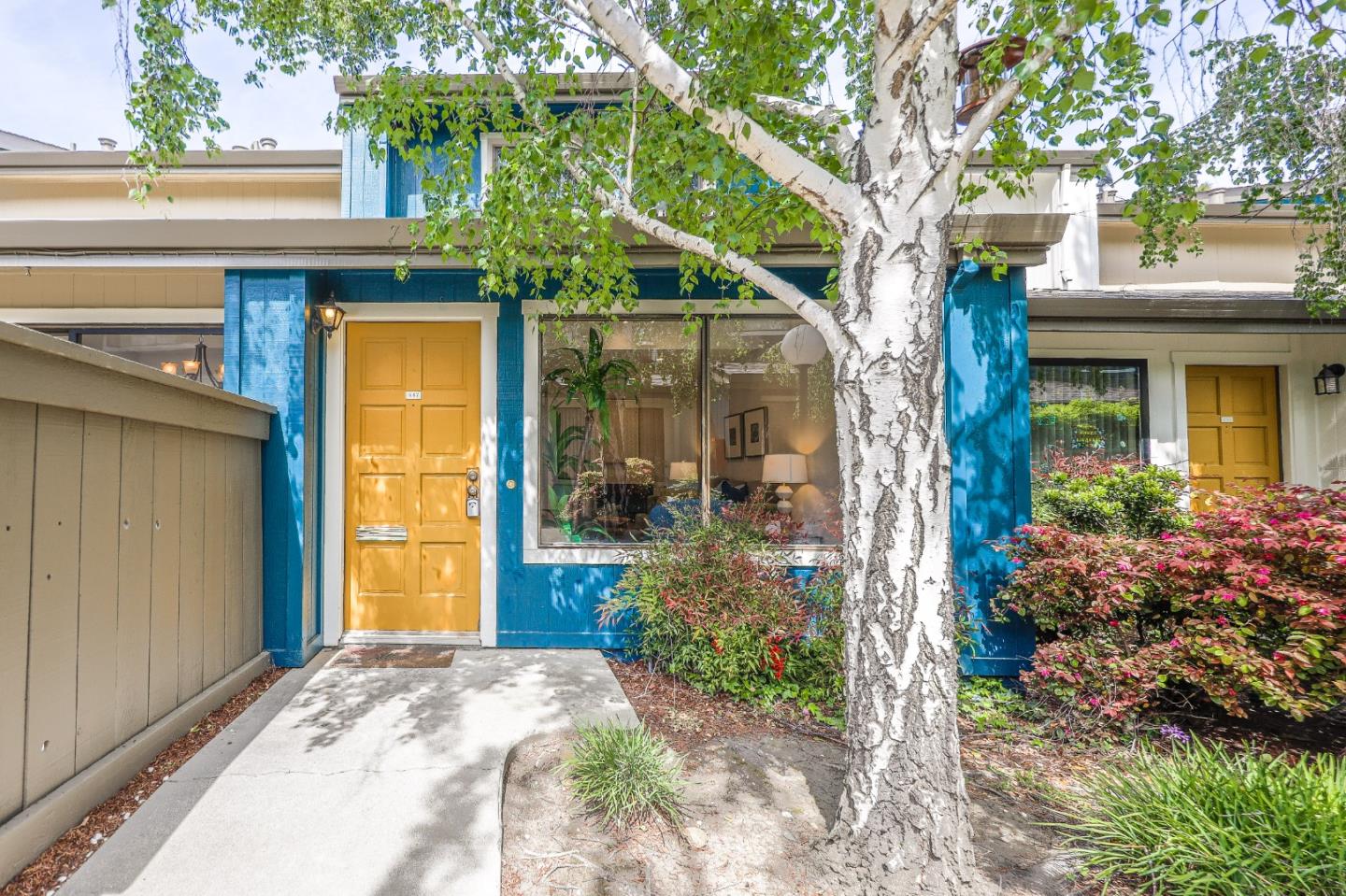 49 Showers Drive, Unit H447 Mountain View, CA 94040 - Photo 1 of 1 a front view of a house with a yard