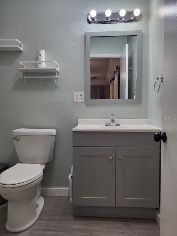 995 Emerald Drive Mount Dora, FL 32757 - Photo 26 of 49 a bathroom with a toilet sink and mirror