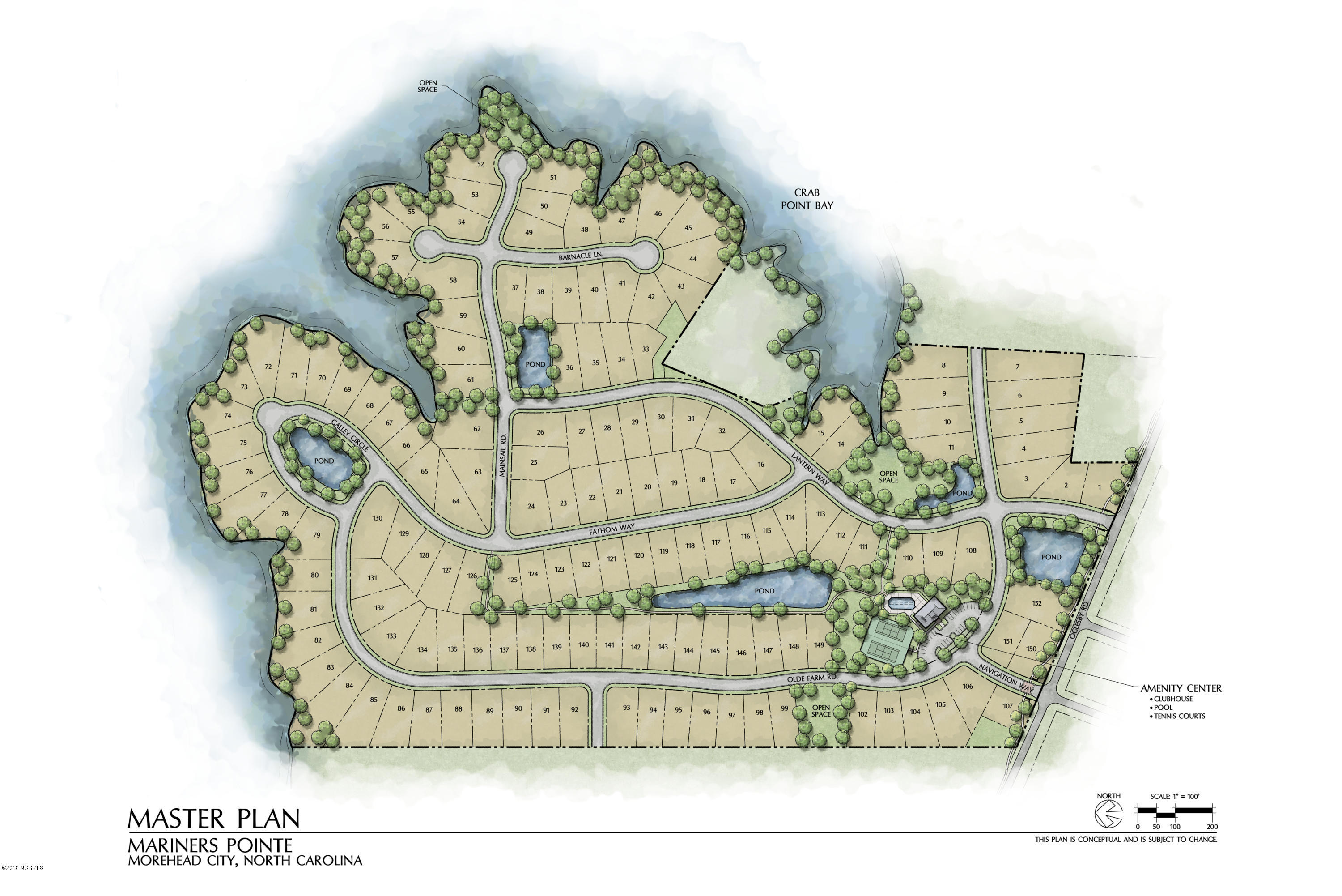 1819 Olde Farm Road Morehead City, NC 28557 - Photo 48 of 50 mp map