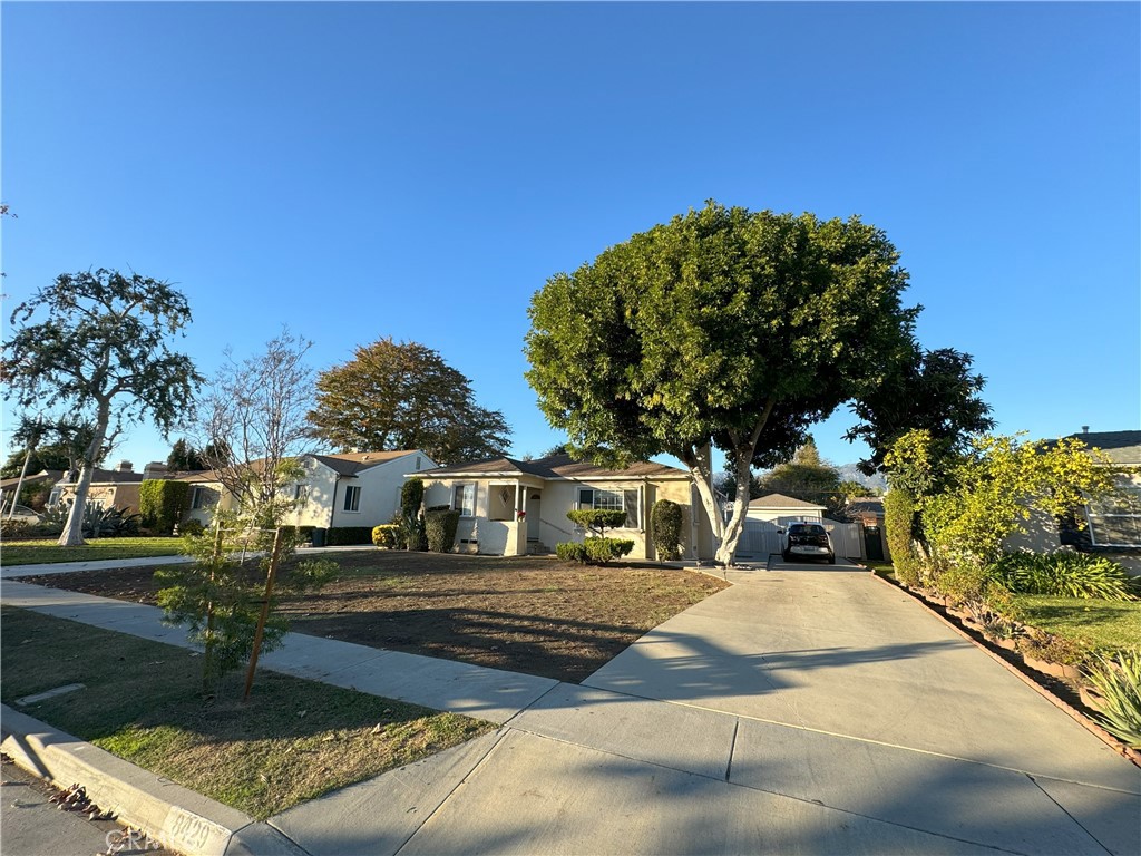 a view of a house with a swimming pool