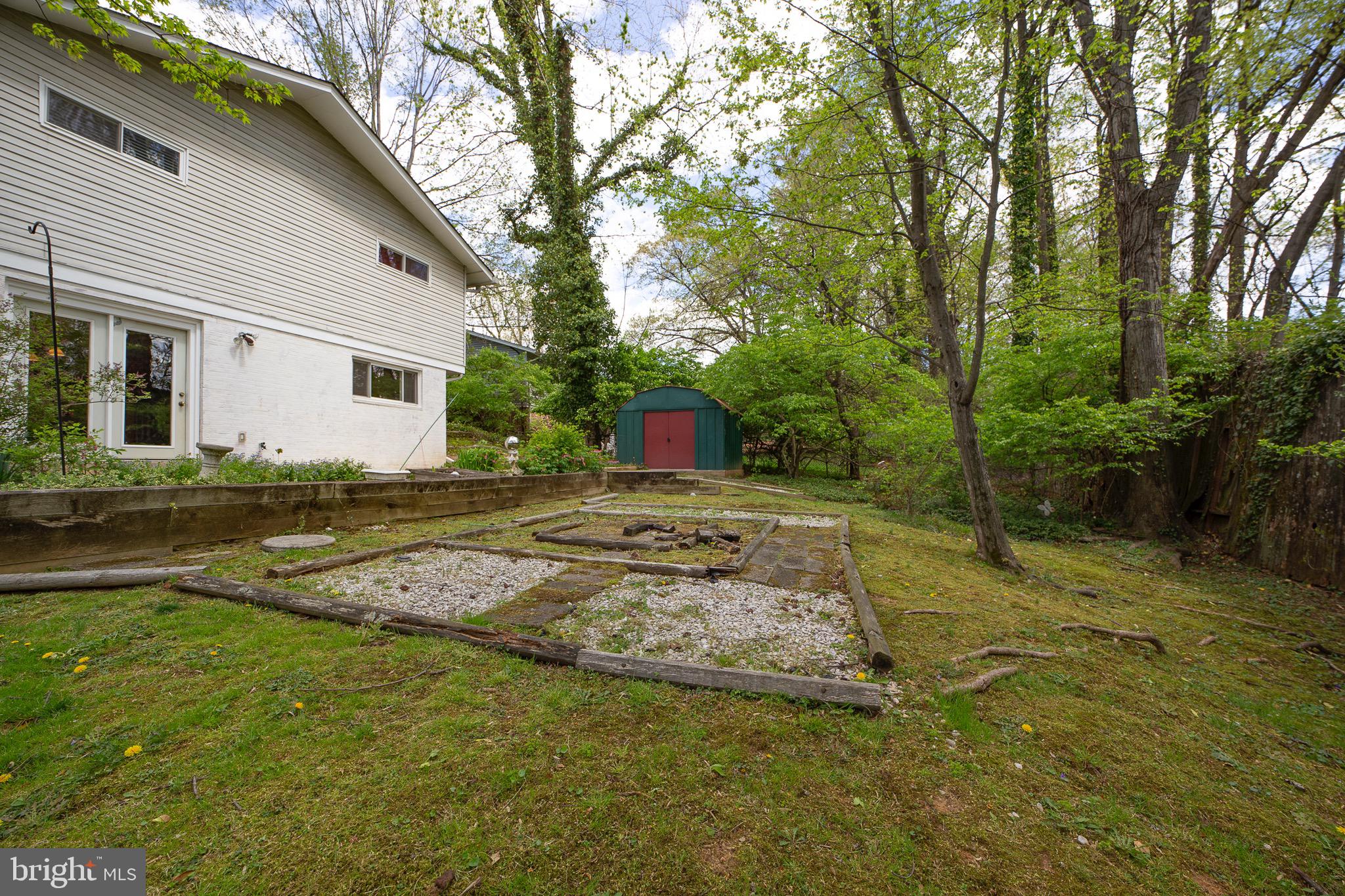 6326 Rockhurst Road Bethesda, MD 20817 - Photo 32 of 32 a view of a yard with plants and a large tree