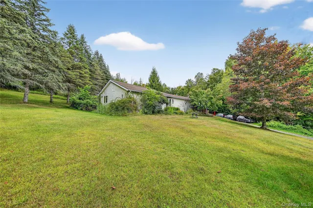 a view of outdoor space and yard