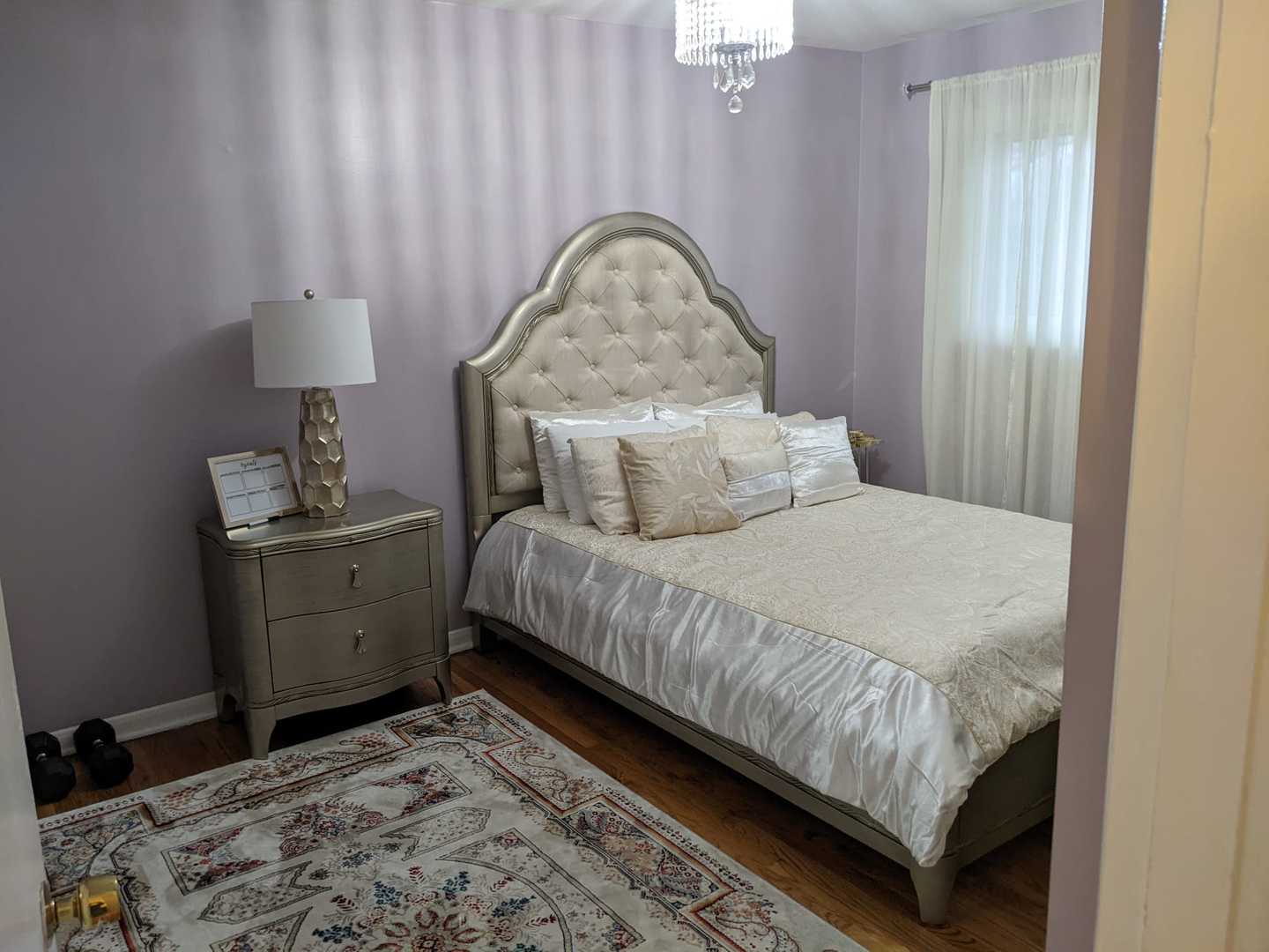 10015 Frontage Road, Unit B Skokie, IL 60077 - Photo 6 of 20 a bedroom with a bed and a window