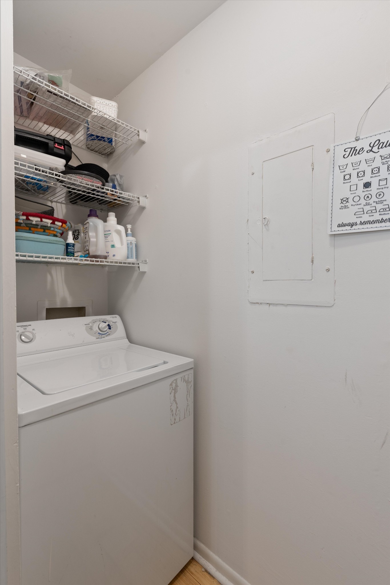 325 Summit Ridge Circle Nashville, TN 37215 - Photo 14 of 25 a view of storage and utility room with washer and dryer