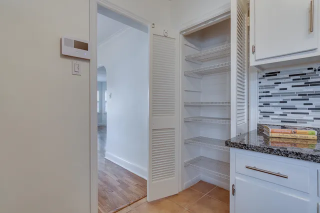 a view of walk in closet