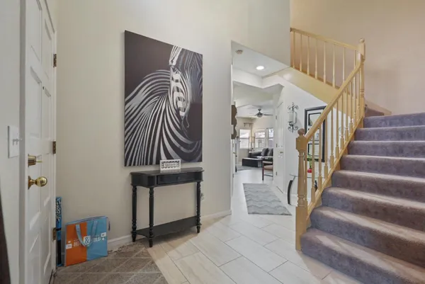 a view of entryway and hall