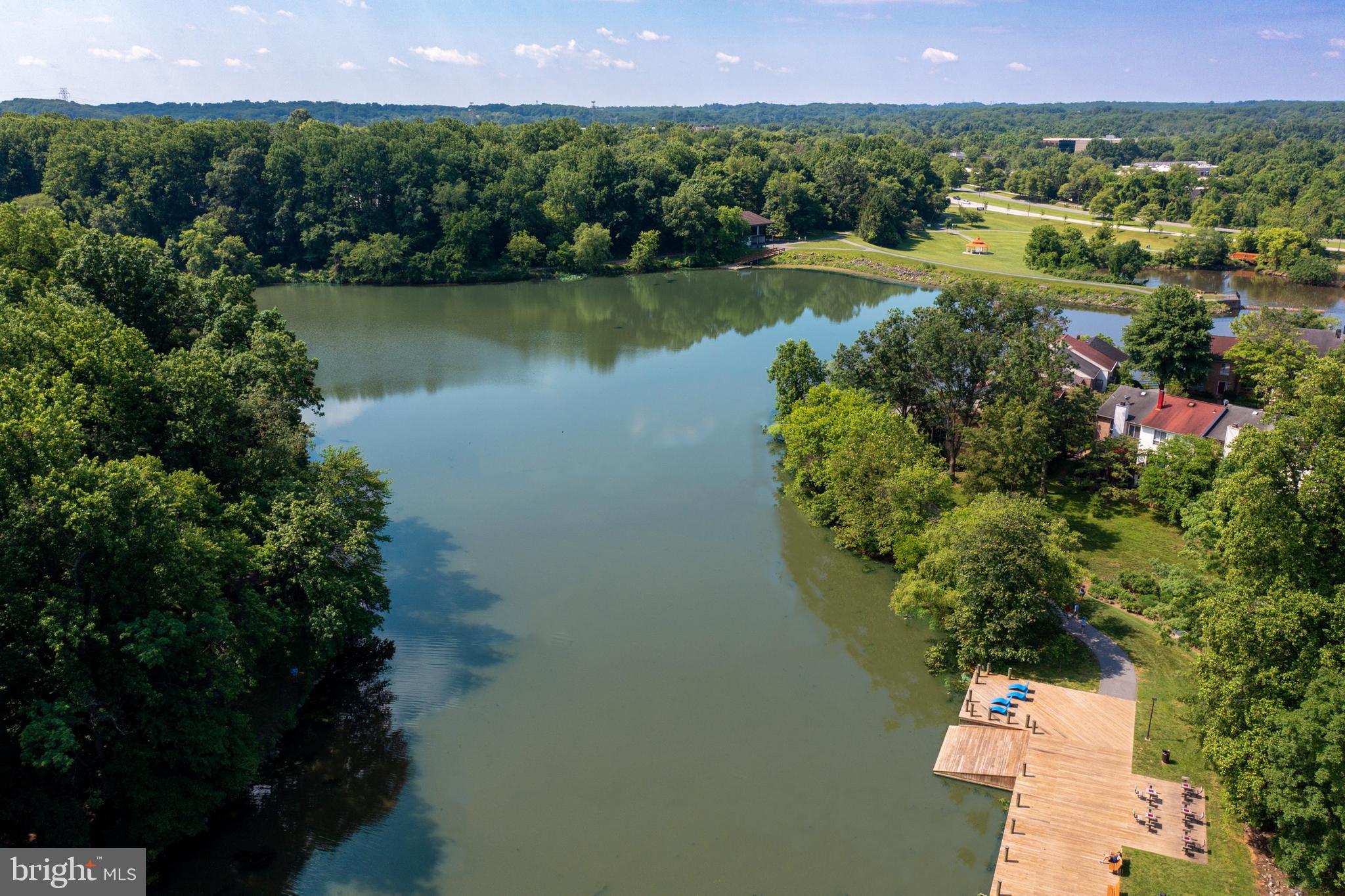 5232 West Running Brook Road, Unit 101 Columbia, MD 21044 - Photo 34 of 39 Lake Elkhorn Aerial