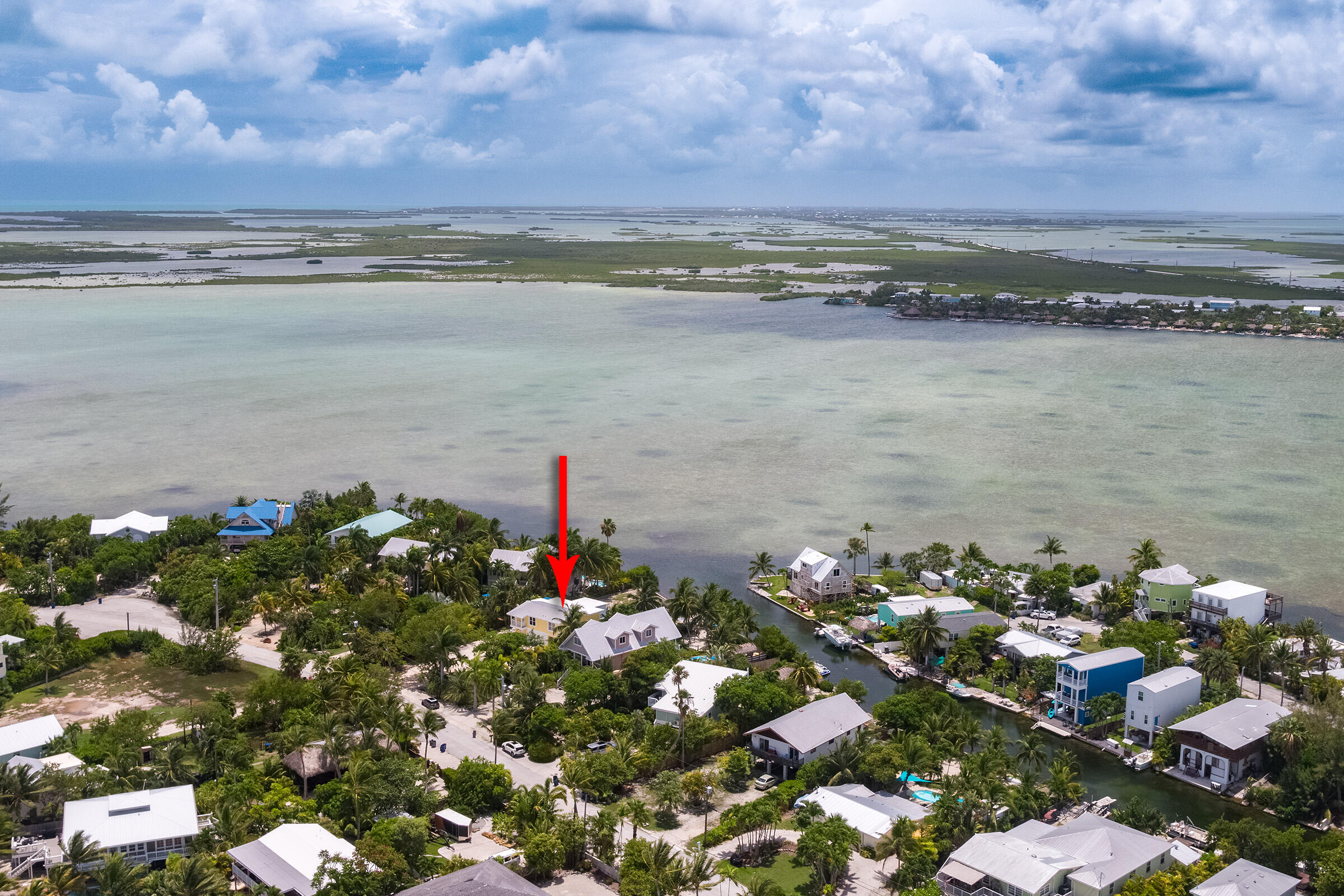 56 Bay Drive Key West, FL 33040 - Photo 22 of 51 Aerial to Sugarloaf Sound