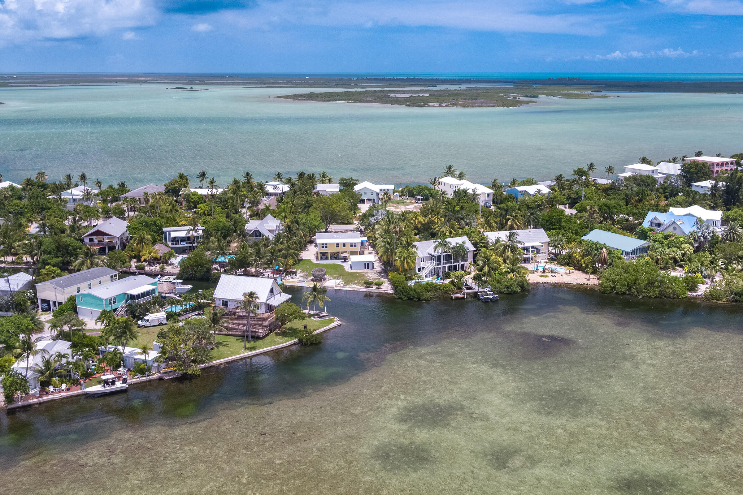 56 Bay Drive Key West, FL 33040 - Photo 27 of 51 Aerial to Sugarloaf Sound
