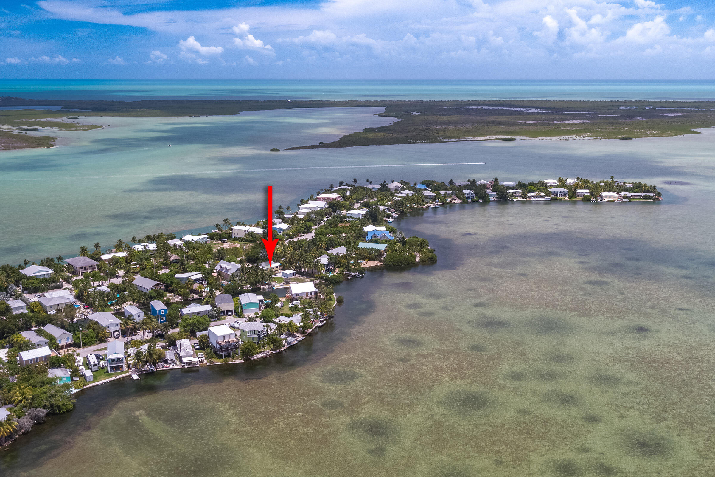 56 Bay Drive Key West, FL 33040 - Photo 39 of 51 Aerial to Sugarloaf Sound