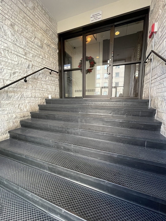 660 Huntington Avenue, Unit 23 Boston, MA 02115 - Photo 19 of 23 a view of entryway and hall with wooden floor