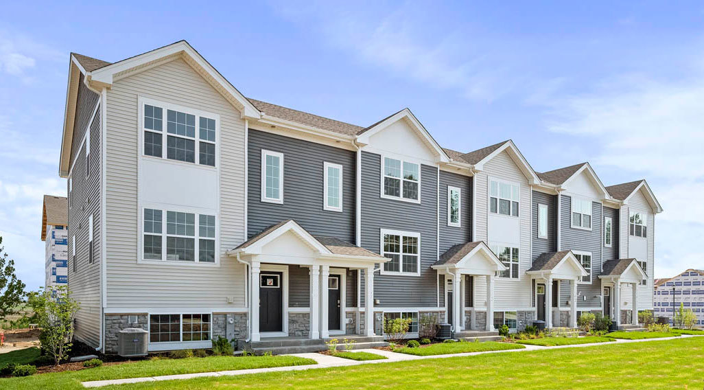 1478 Yosemite Way Pingree Grove, IL 60140 - Photo 1 of 18 a front view of a house with a yard
