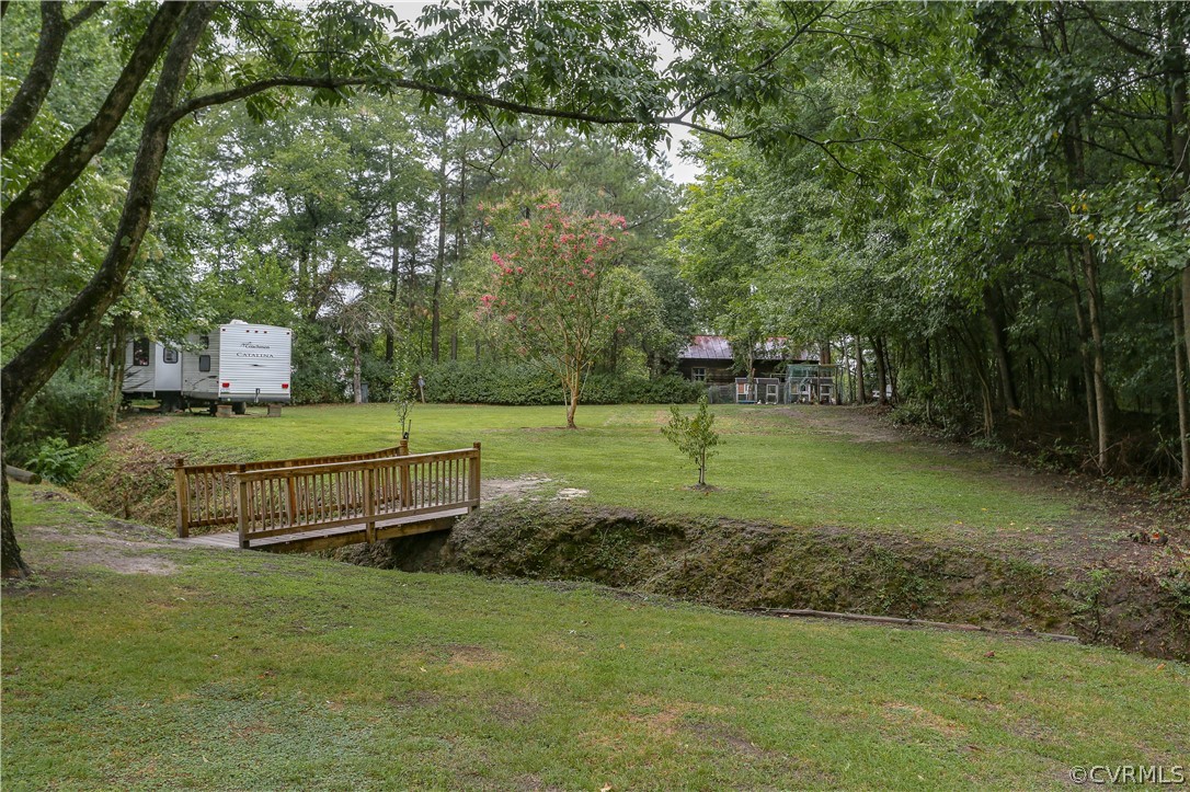 124 North Sylvan Road Waverly, VA 23890 - Photo 17 of 18 picturesque back yard, beautiful shade and fruit t