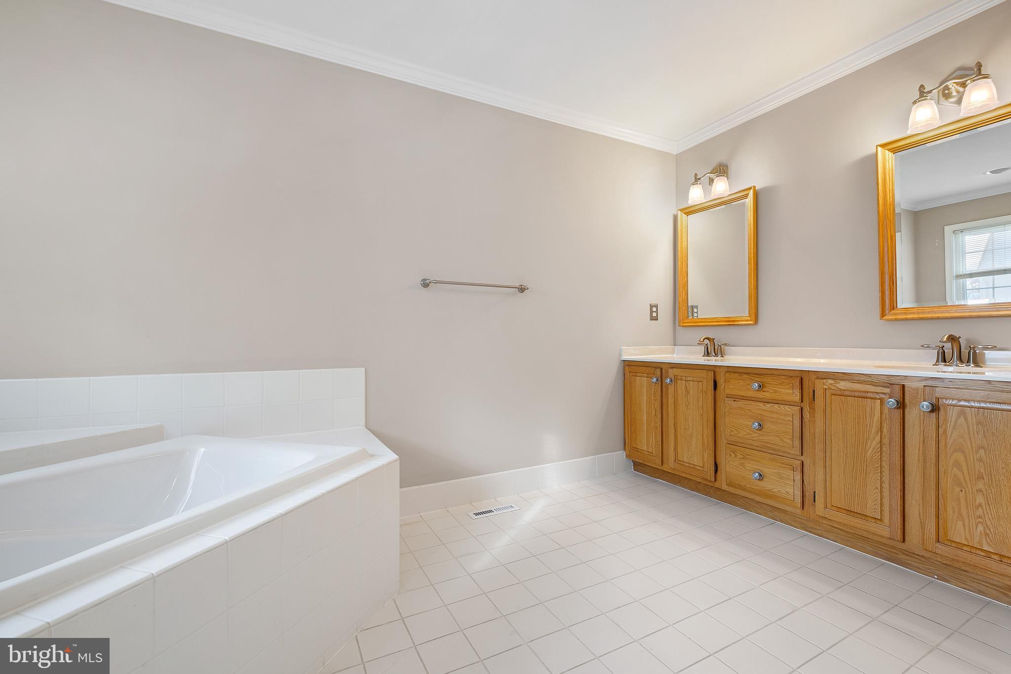 8 Arizona State Drive Newark, DE 19713 - Photo 21 of 32 a spacious bathroom with a tub sink and mirror