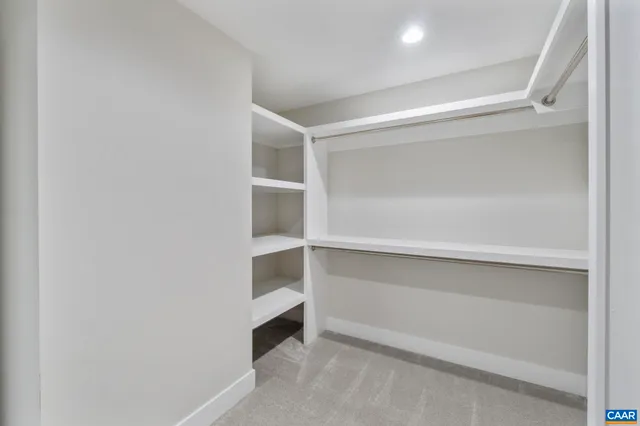 a view of a walk in closet