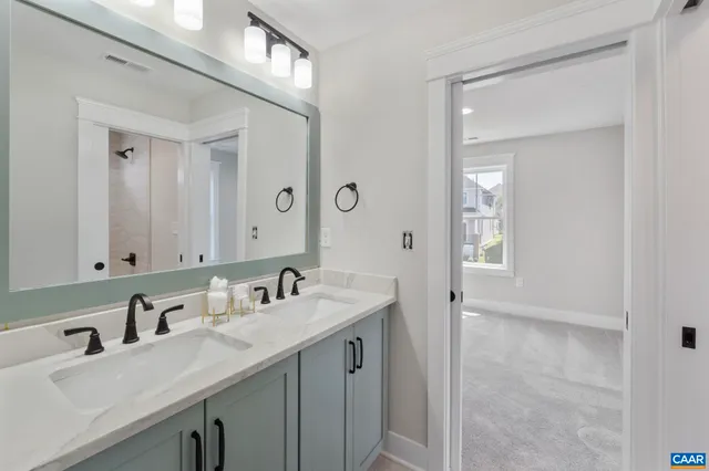 a view of a room with stairs