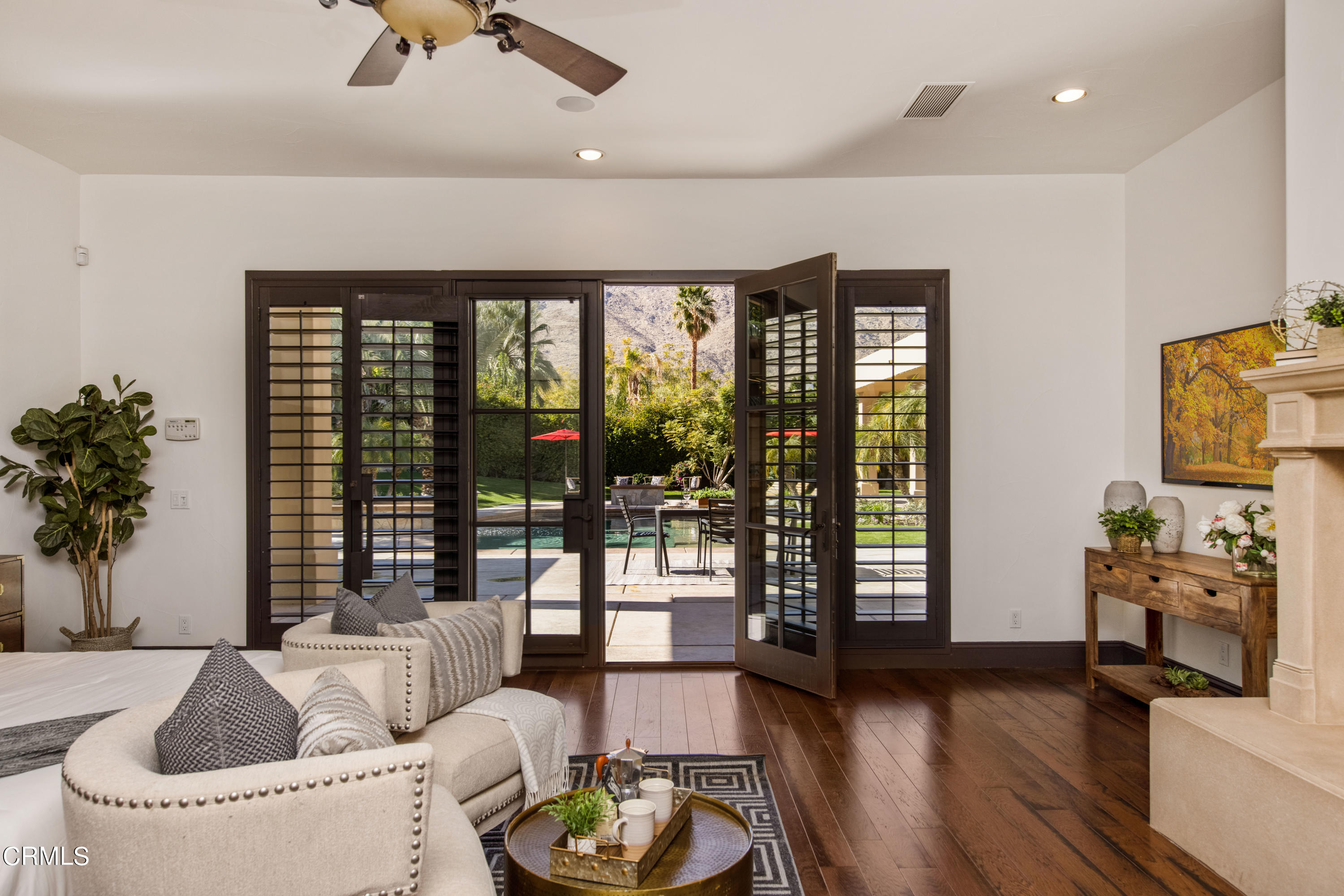 64435 Via Risso Palm Springs, CA 92264 - Photo 28 of 65 a living room with furniture and a large window