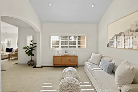 a view of a hallway with closet