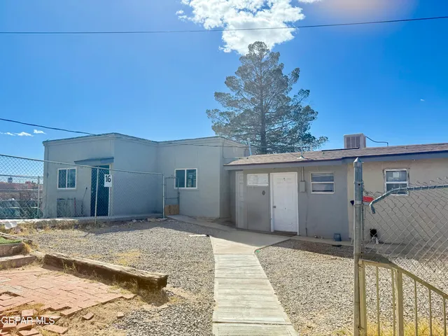 a view of a house with a patio