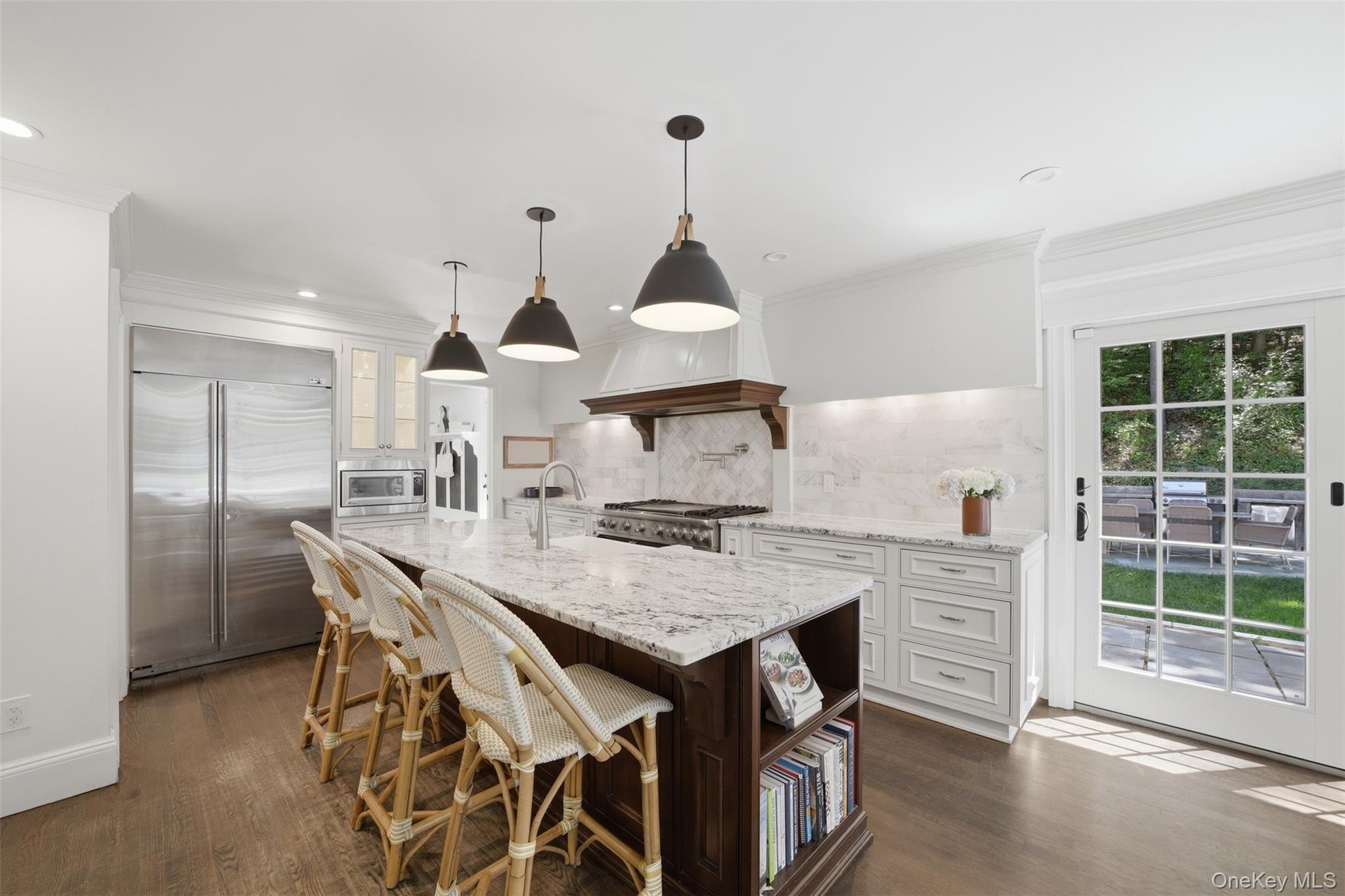 13 Schildbach Road Pound Ridge, NY 10576 - Photo 4 of 46 State of the art kitchen, stainless steel appliances, Viking gas range, stone countertops, kitchen island, storage galore