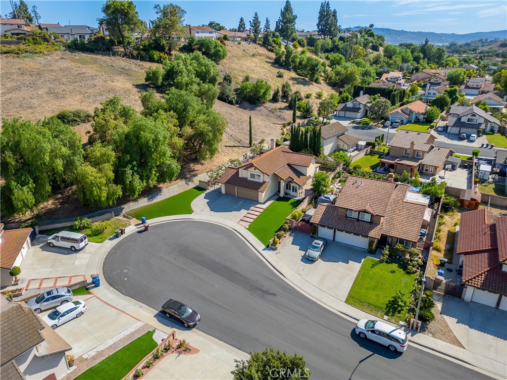 703 Pinto Circle Walnut, CA 91789 - Photo 50 of 54 an aerial view of a house with garden space and street view