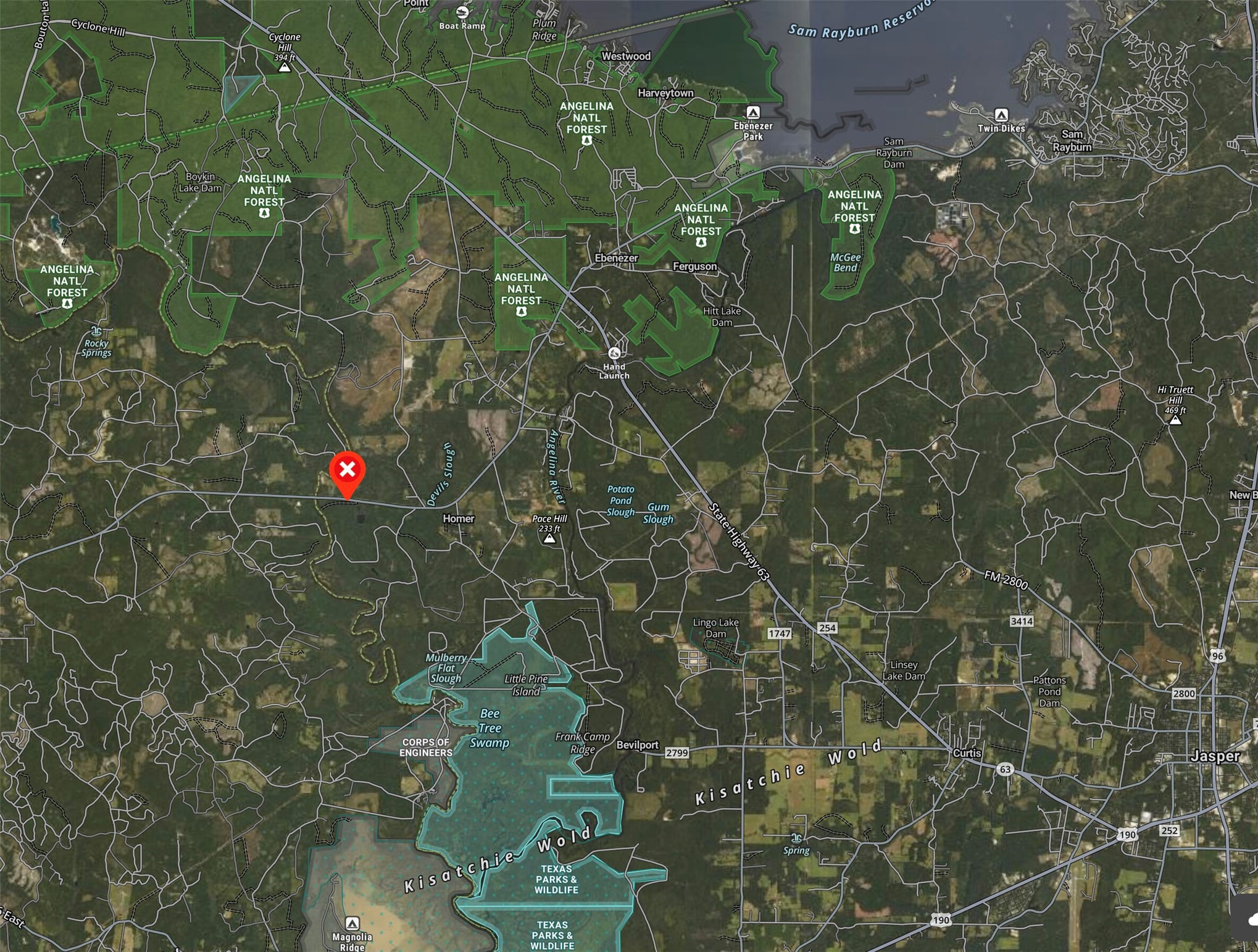 0 Recreational Road 255 Colmesneil, TX 75938 - Photo 14 of 34 a bathroom with a shower