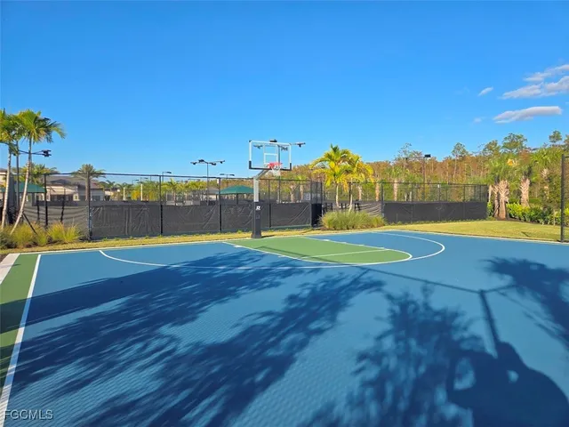 a view of an outdoor space and a yard